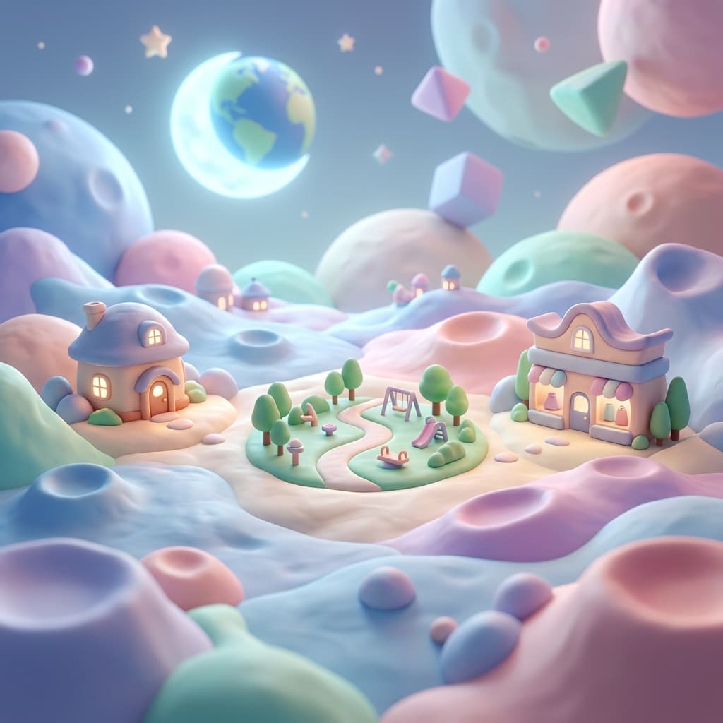 Luna's Moon Landscape